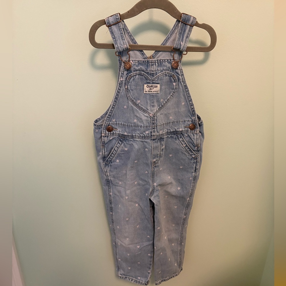 Oshkosh Heart Print Overalls